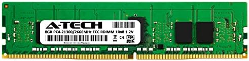 החלפת זיכרון RAM של A-Tech 8GB לקינגסטון KTH-PL426S8/8G | DDR4 2666 MHz PC4-21300 1RX8 1.2V מודול זיכרון שרת רשום